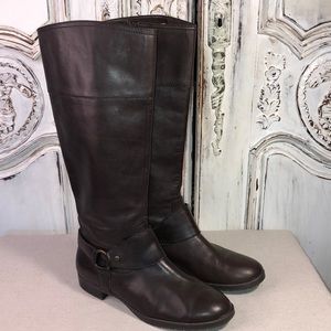 Ralph Lauren Genuine Leather Knee-high Boots